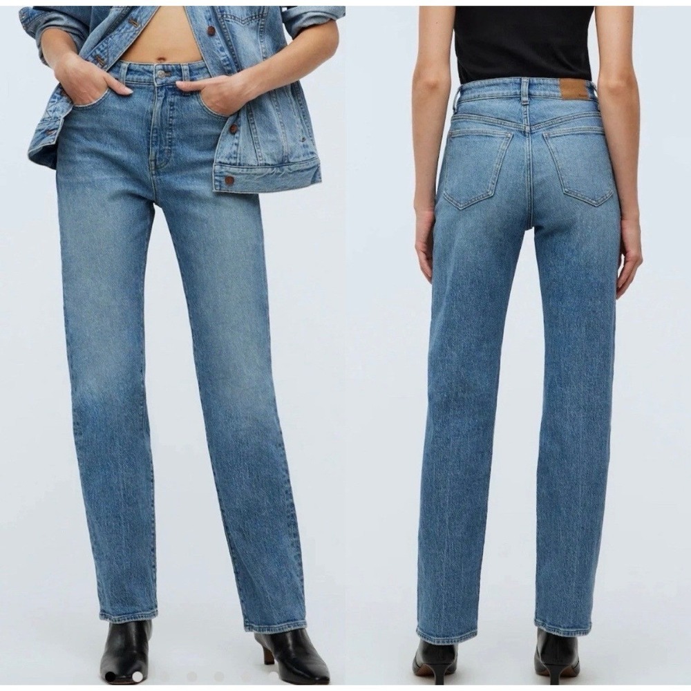 Madewell‎ '90s Straight Leg Comfort Stretch Rondell Wash 28